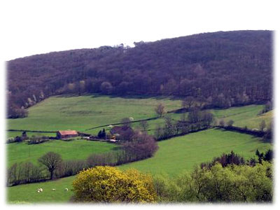 french countryside Autun Morvan